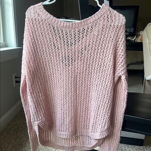 Hollister Pink Knit Women's Sweater
